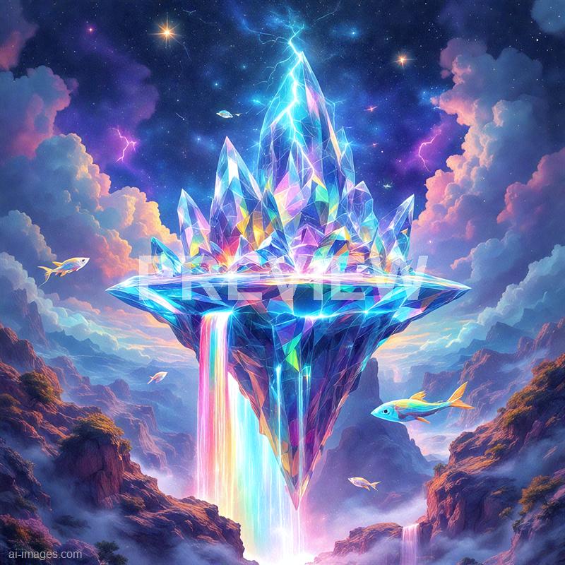 1578 - a-floating-island-of-pure-crystal-surrounded-by-water_250419112759_Filename Text 2_02008_Filename Text 3